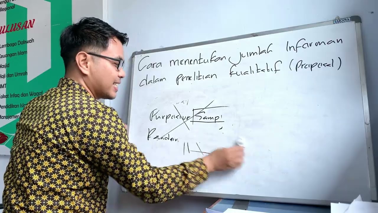 Cara menentukan jumlah informan di proposal penelitian kualitatif