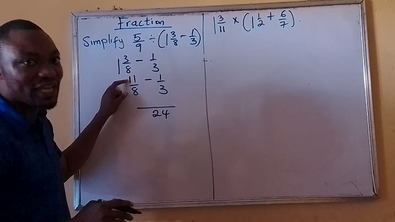 Simplification involving BODMAS