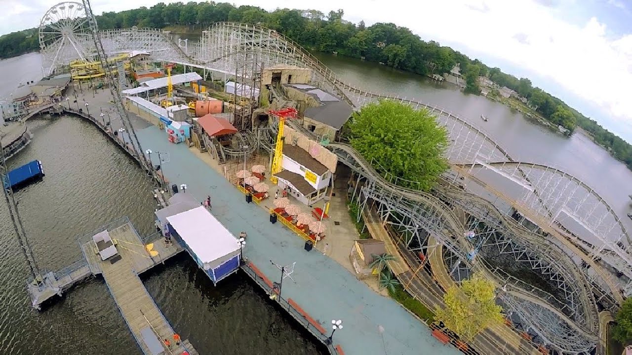 Skycoaster on-ride HD POV @60fps Indiana Beach