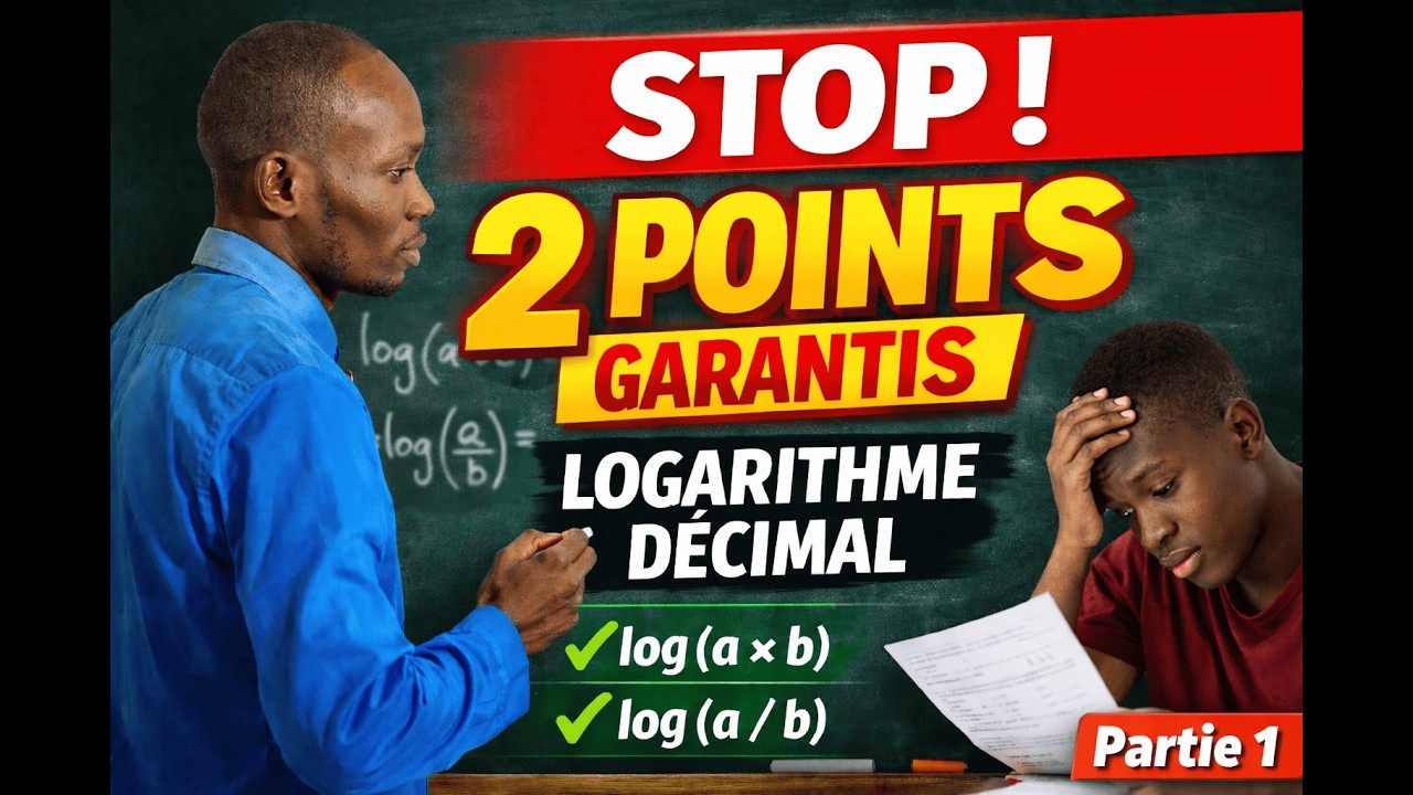 Logarithme décimal application des propriétés partie 1