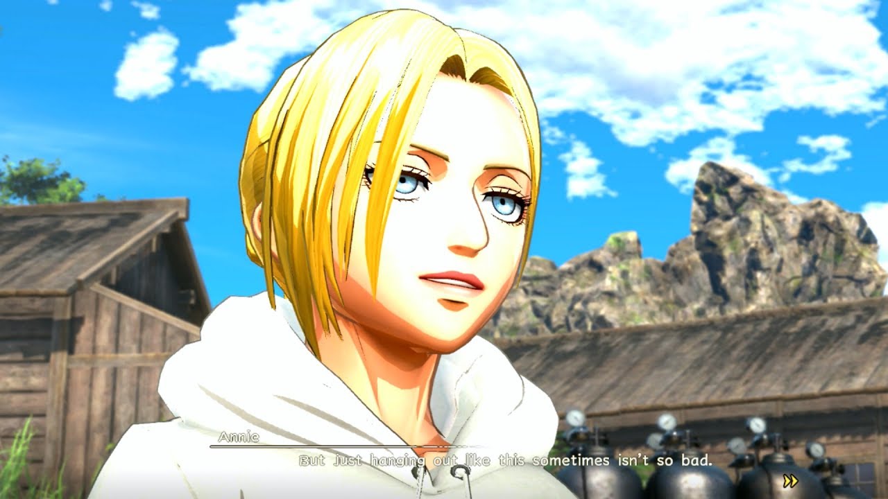 ATTACK ON TITAN 2 - All 100% ANNIE Friendship Cutscenes (Special Interactions) PS4 Pro