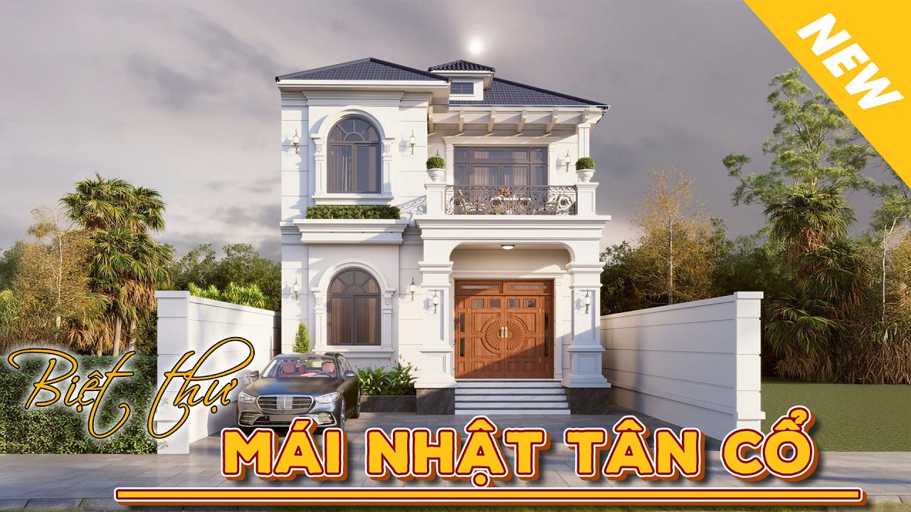 Lâu đài tân cổ điển mái nhật vô cùng tiện nghi | MH06003