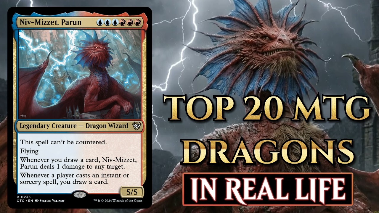 The 20 Greatest Dragons in Magic History (4K Cinematic)