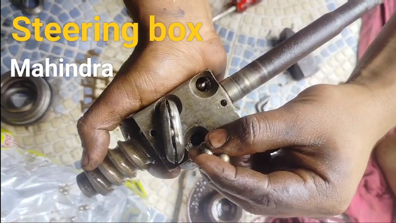 Mahindra Supro steering box repairing full vlog