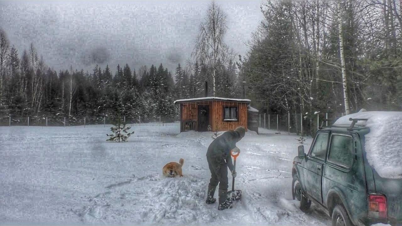Snow Storm at the Tiny House