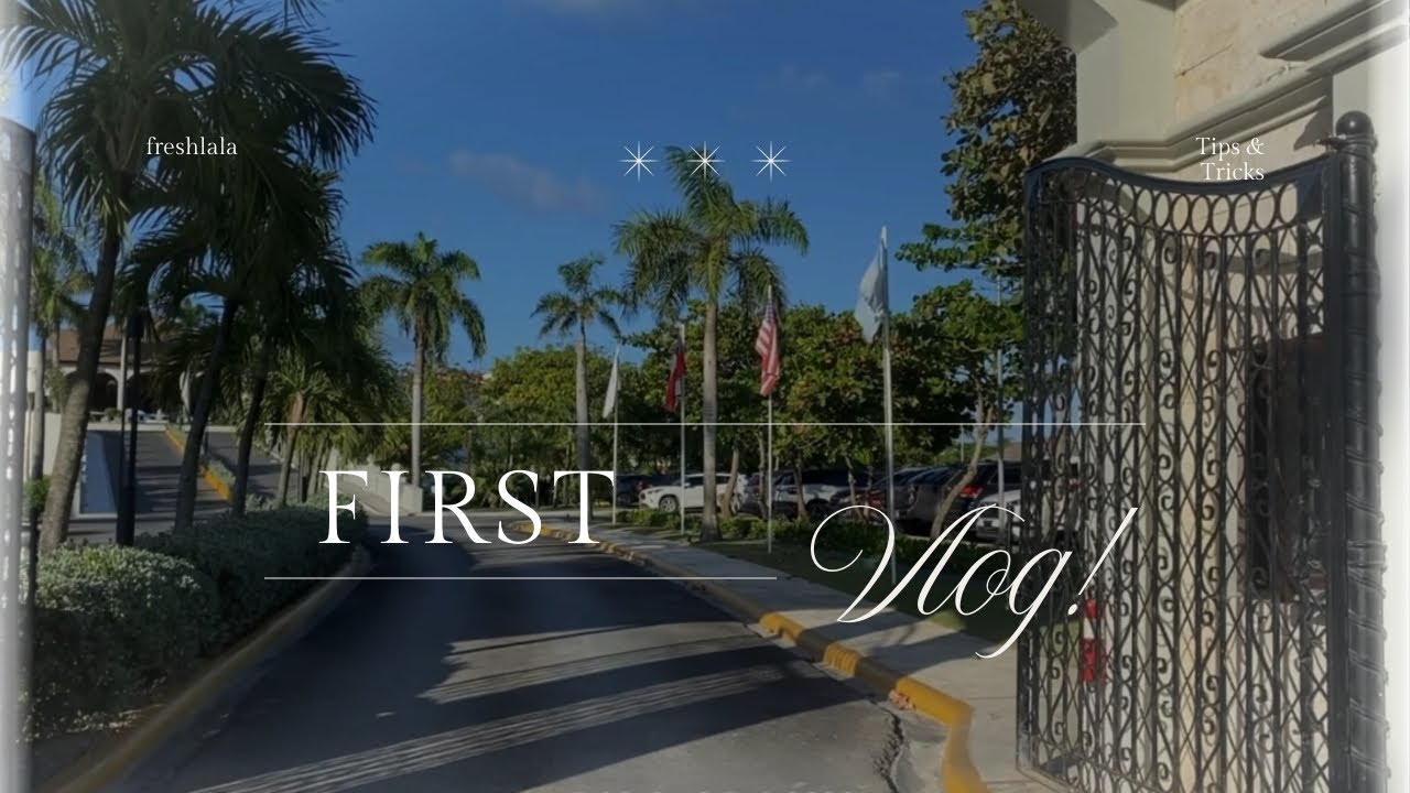 Trip vlog | first vlog!; Punta cana 🌴🌺