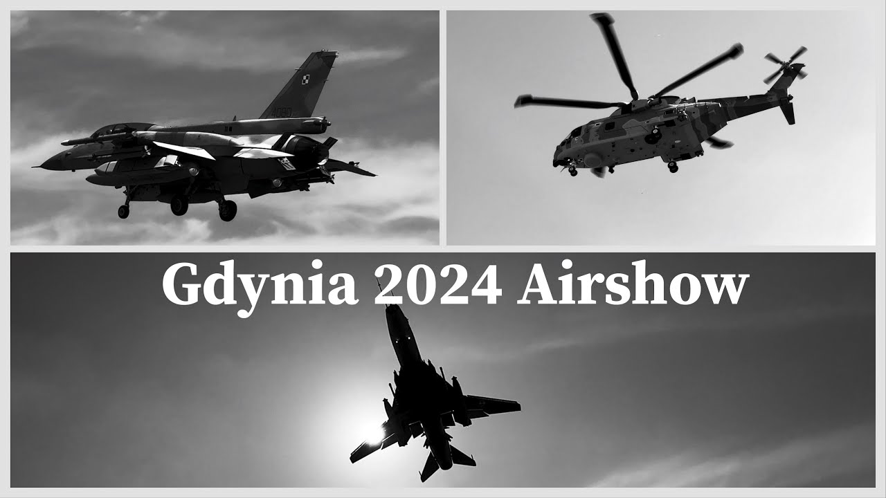 Gdynia 2024 Airshow: 30 lecie Gdyńskiej Brygady Lotnictwa Marynarki Wojennej - przyloty/arrivals.