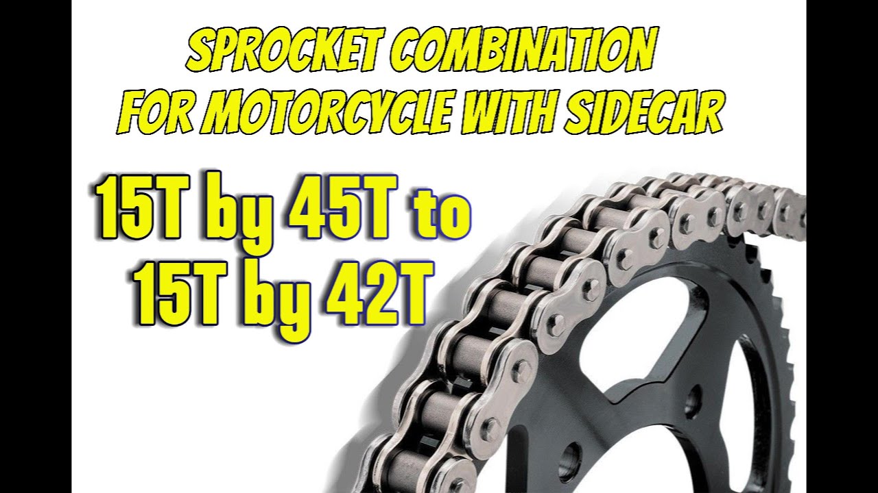Sprocket Combination Idea for Motorcycle with Sidecar Euro Daan Hari Rusi Skygo Honda
