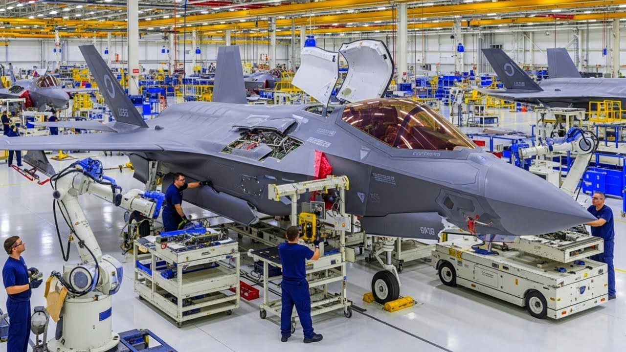 Inside the Secret F-35 Jet Factory: Building the World's Most Feared Fighter Jet (Full Process)