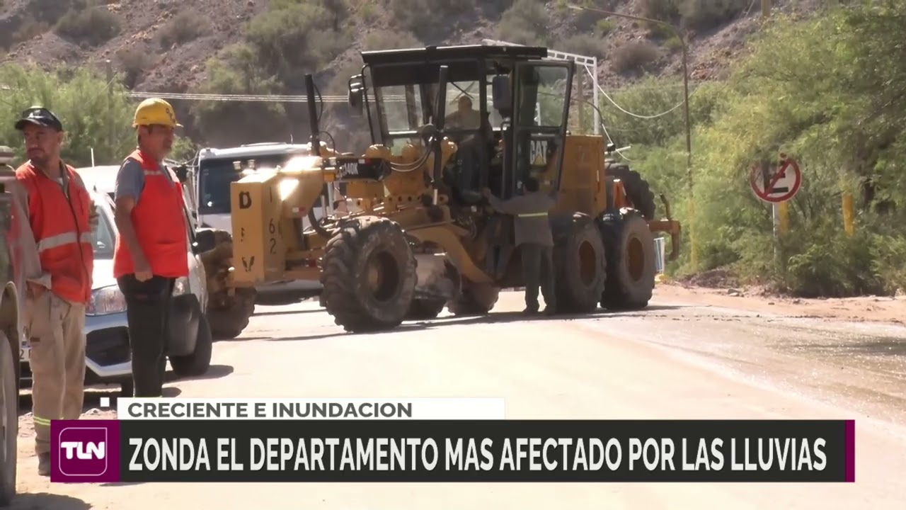 ZONDA - EL DEPTO MÁS AFECTADO POR LAS LLUVIAS SANJUANINAS