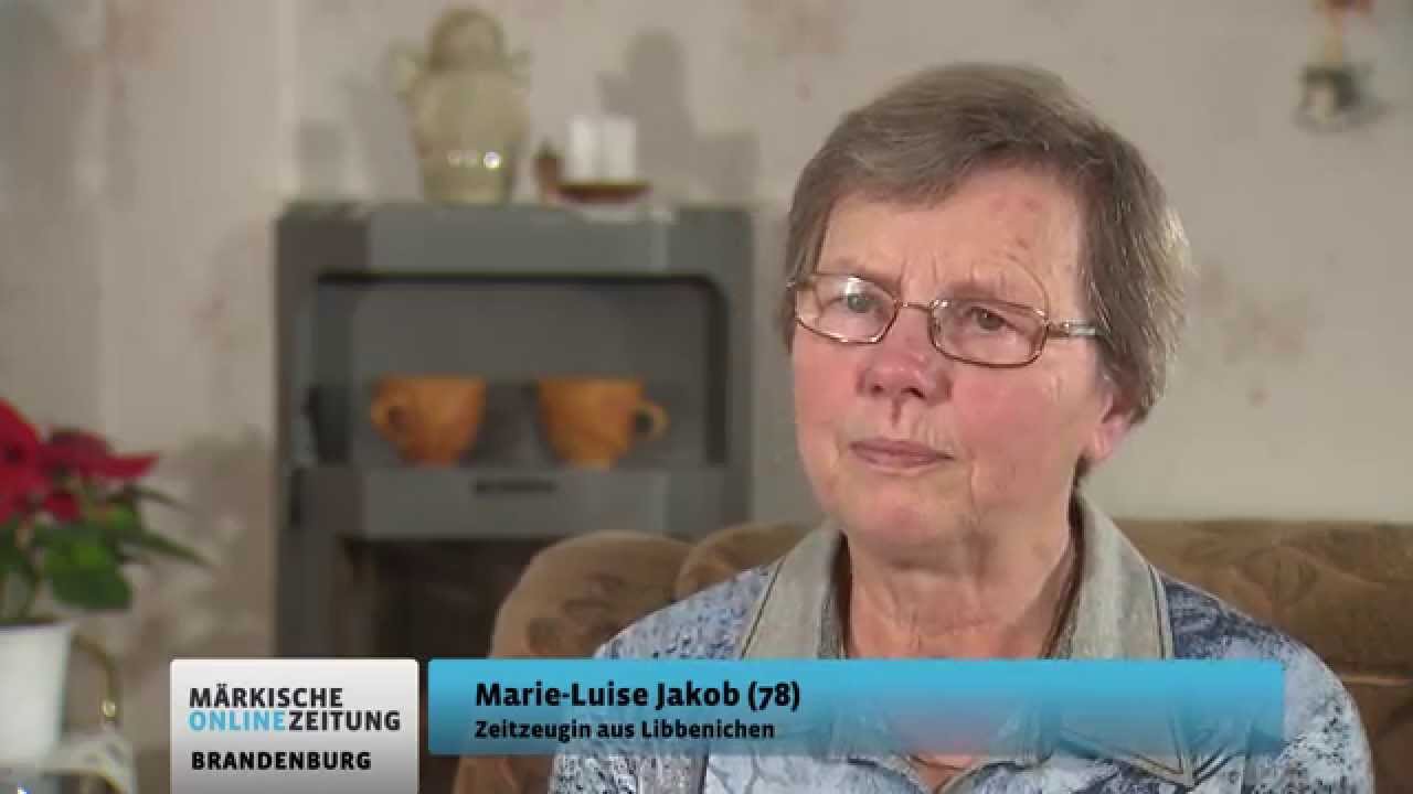 Marie-Luise Jakob erz&auml;hlt aus ihren Kriegserinnerungen