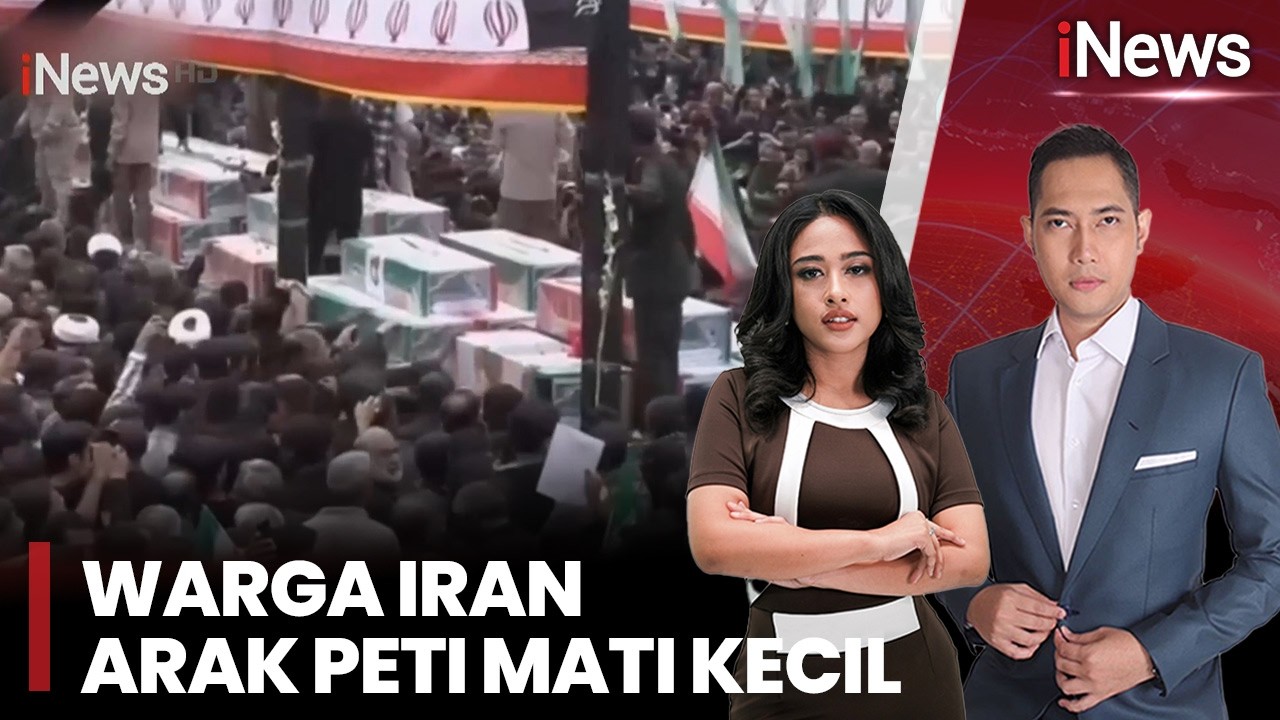 Tangis Iran Pecah! Peti Mati Kecil Siswi SD Diarak dalam Pemakaman Massal | iNews Sore (04/03)