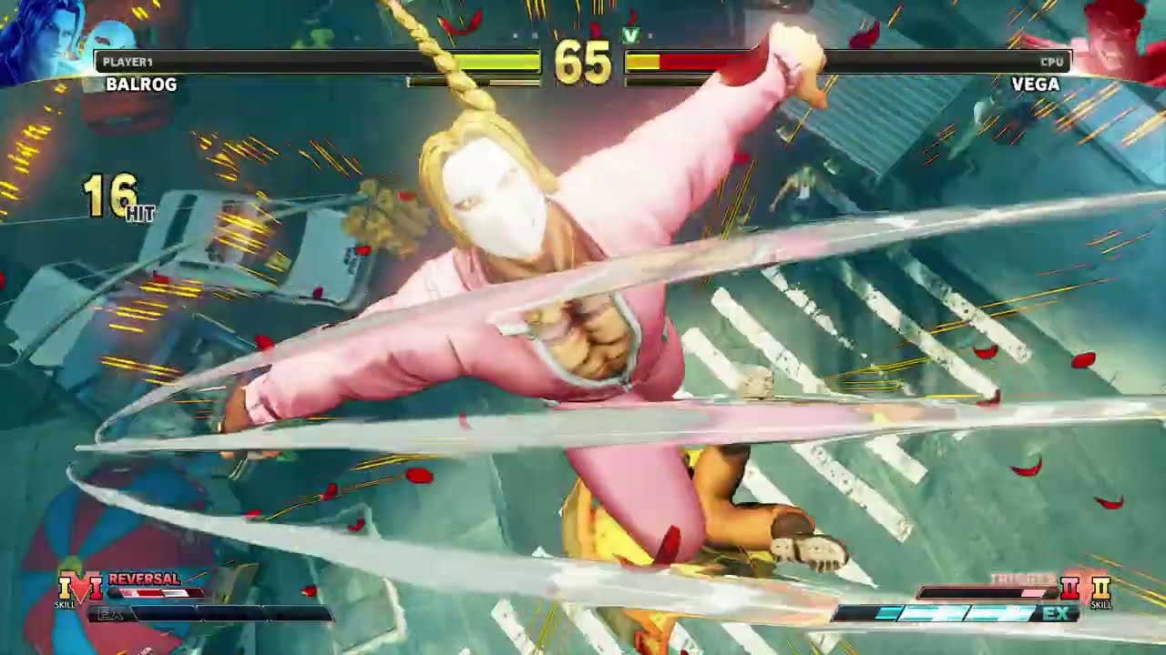 BALROG VS VEGA バルログ対ベガで戦ってみた Street Fighter V