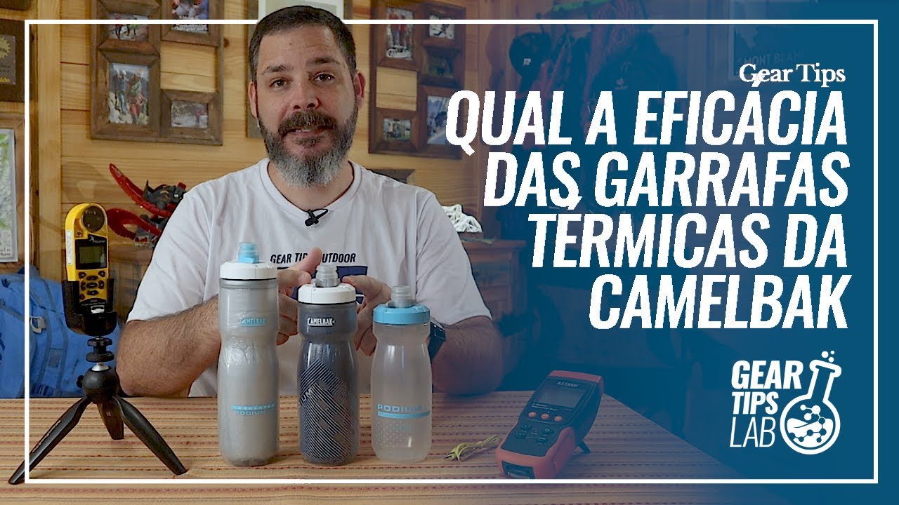 Testamos as Garrafas Podium da CamelBak: Qual delas mantém a temperatura por mais tempo?