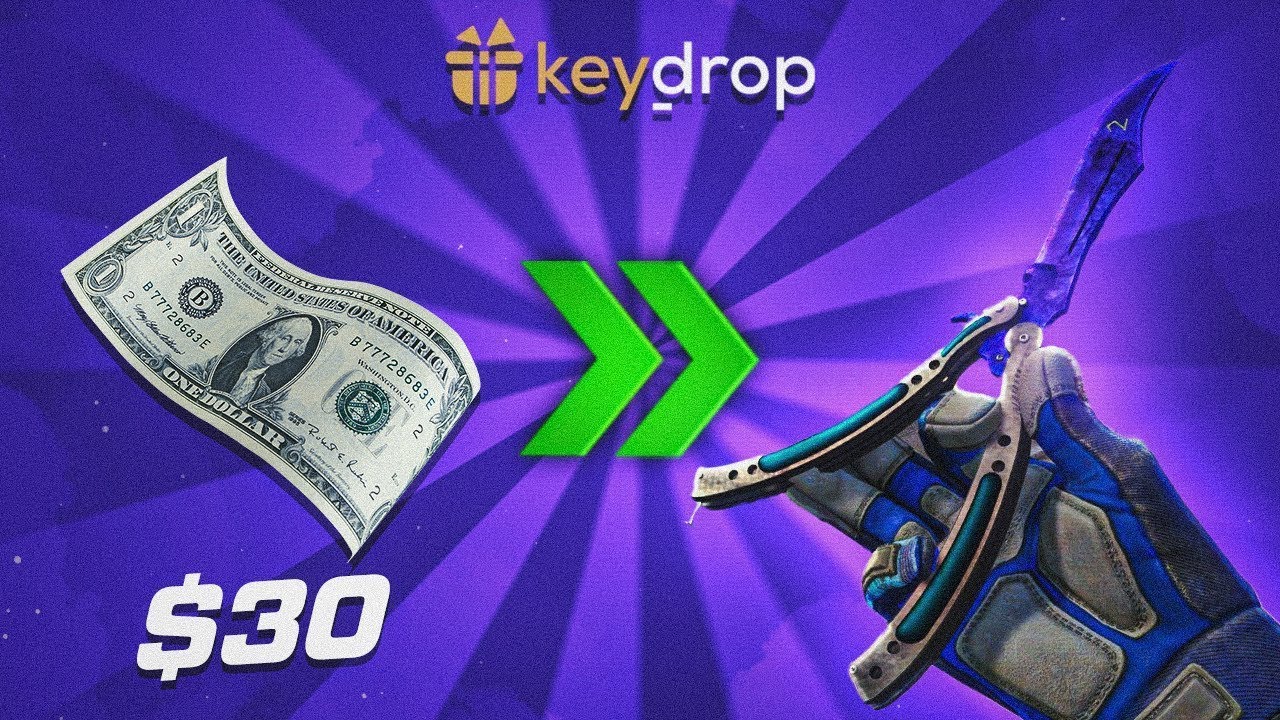 $50 TO A KNIFE ON KEYDROP!?! | KeyDrop Case Opening 2023