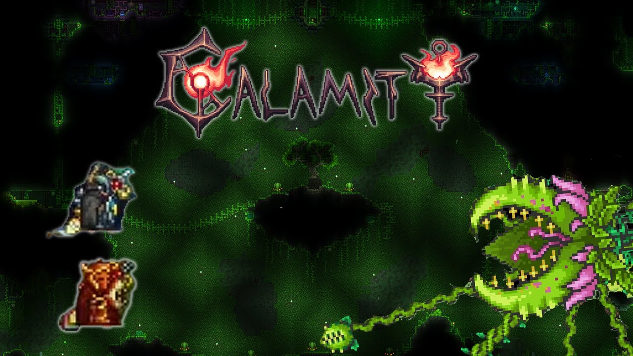 Terrarianos vs Plantera | Terraria Calamity Mod
