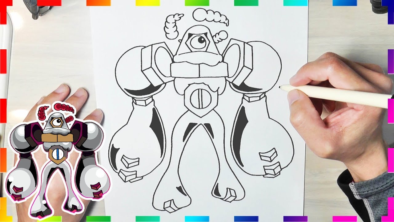 How to draw Pokemon | Gigantamax Melmetal | easy drawing