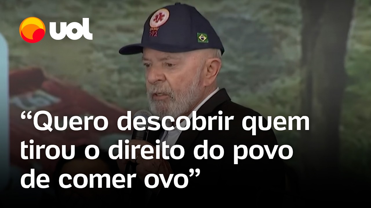 Lula cobra explica&ccedil;&atilde;o para o pre&ccedil;o do ovo: 'Por que t&aacute; caro? N&atilde;o encontrei galinha pedindo aumento'
