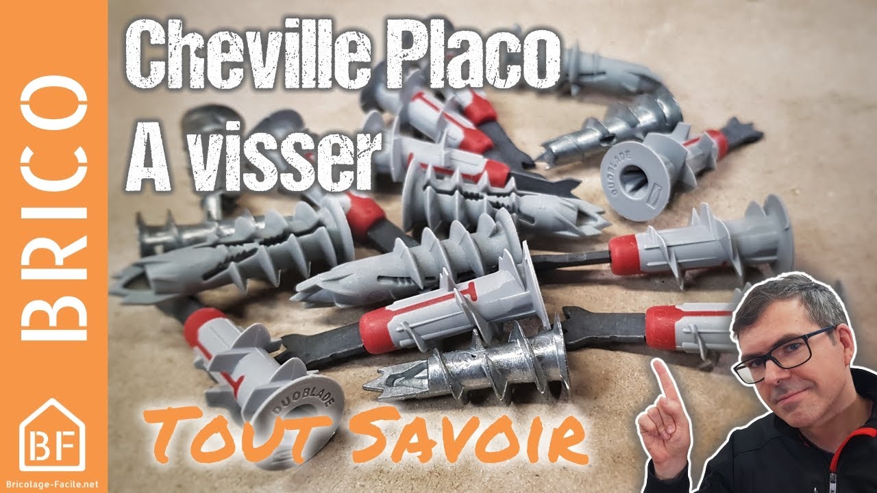Alternative à la cheville Molly : la cheville Placo à visser