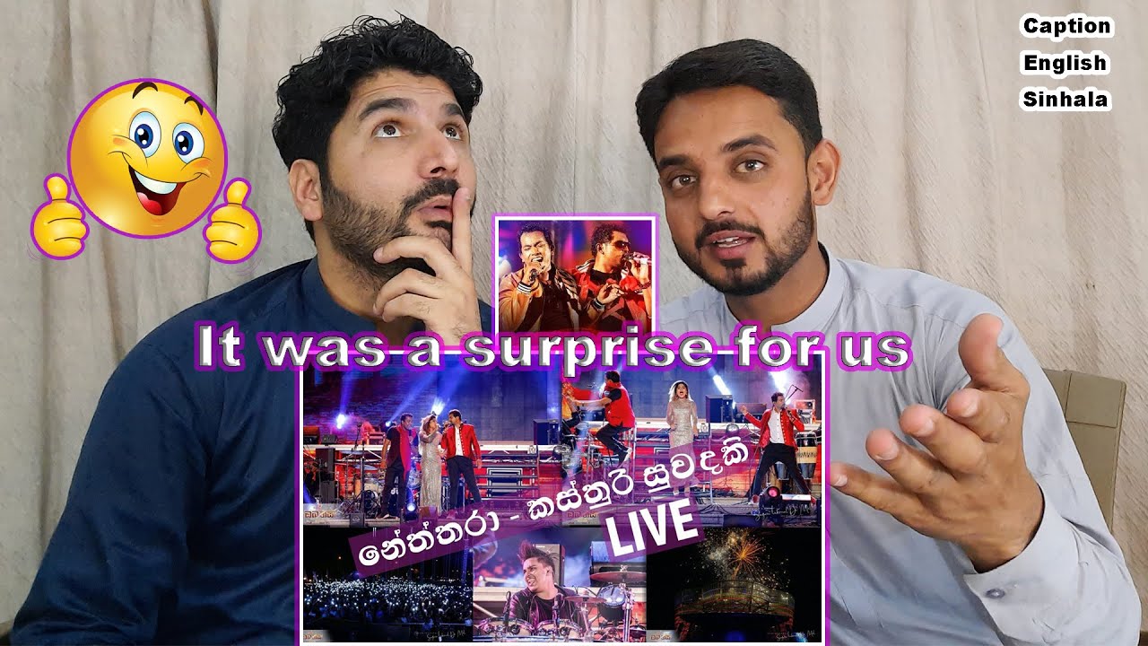 Pakistani reaction on Neththara - Kasthuri Suwandaki (Live) - Bathiya & Santhush with Umaria