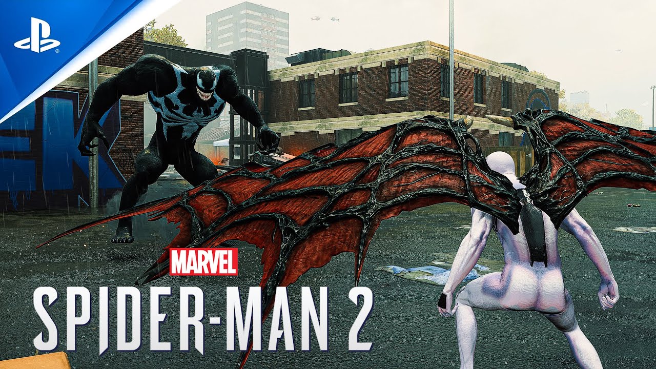 Marvel's Spider-Man 2 Peter's Symbiote gets Venom Wings Spider-Man PC Mods