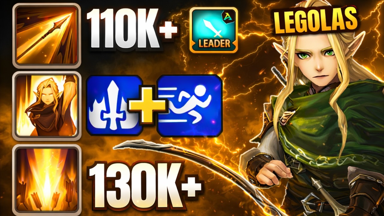 10 Minutes Of INTENSE Wind Legolas Action! - Summoners War