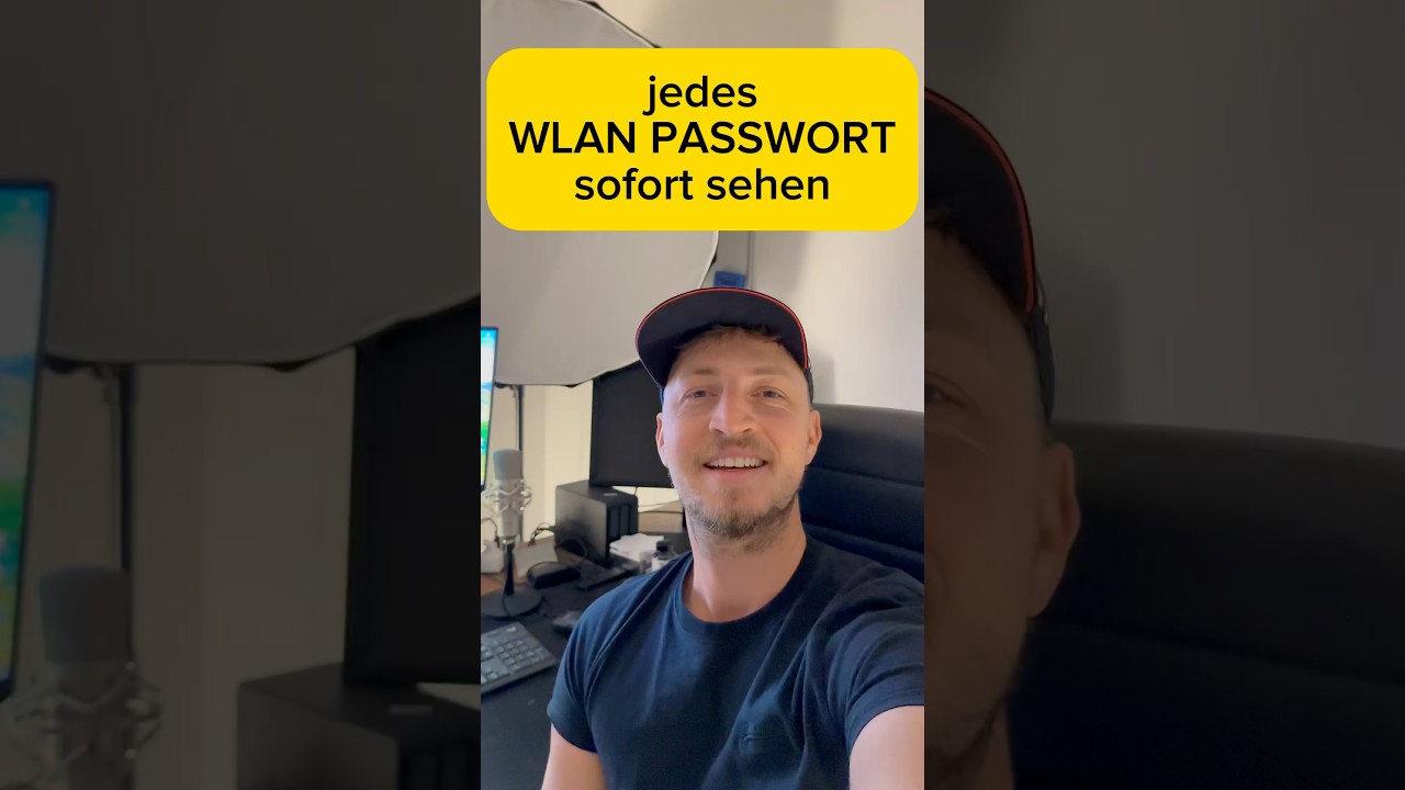 So siehst du JEDES WLAN Passwort in Sekunden. #pchacks #windowstipps #windows