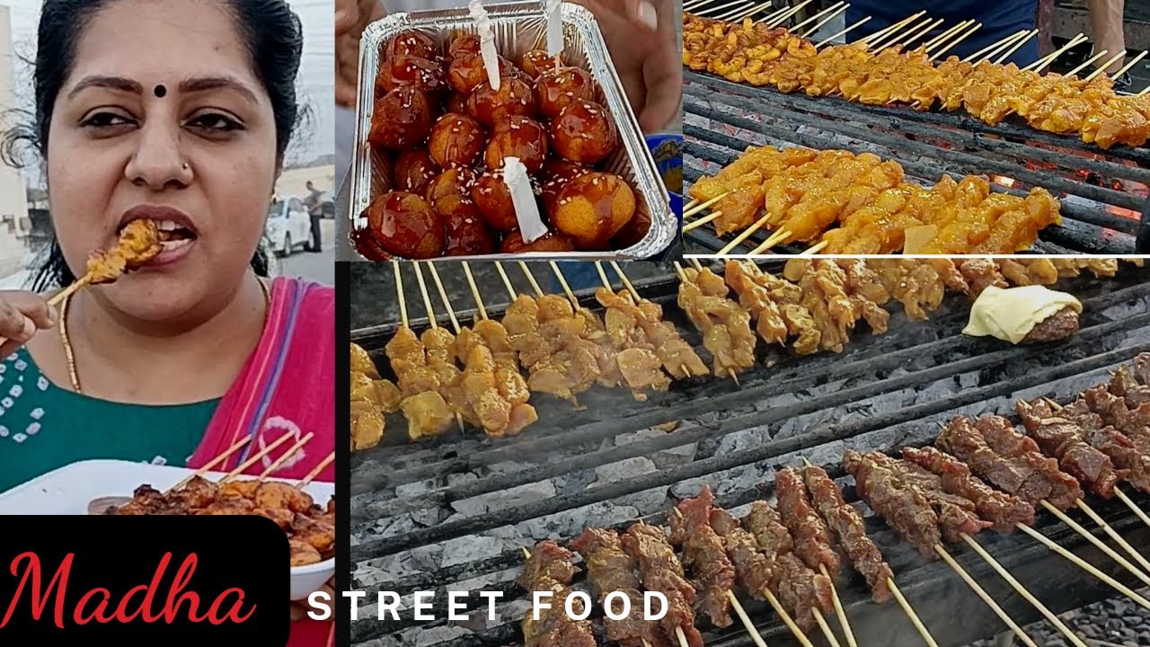 Madha Street Food l Omani Barbeque Street l Holiday spot in UAE