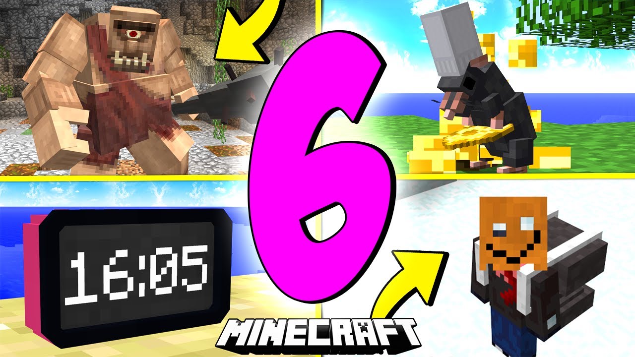 6 MEGA POKRĘCONYCH MODÓW W HISTORII MINECRAFT!