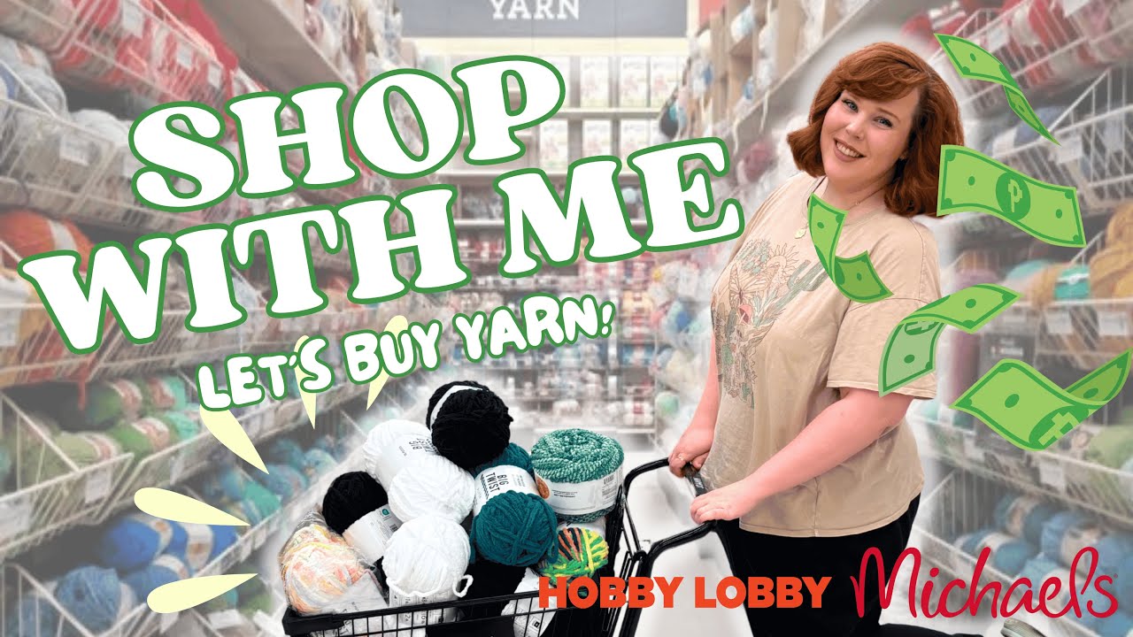 Let's Spend Money at the Craft Store! 💸 + Yarn Shopping! 🛒 - Shop With Me Vlog