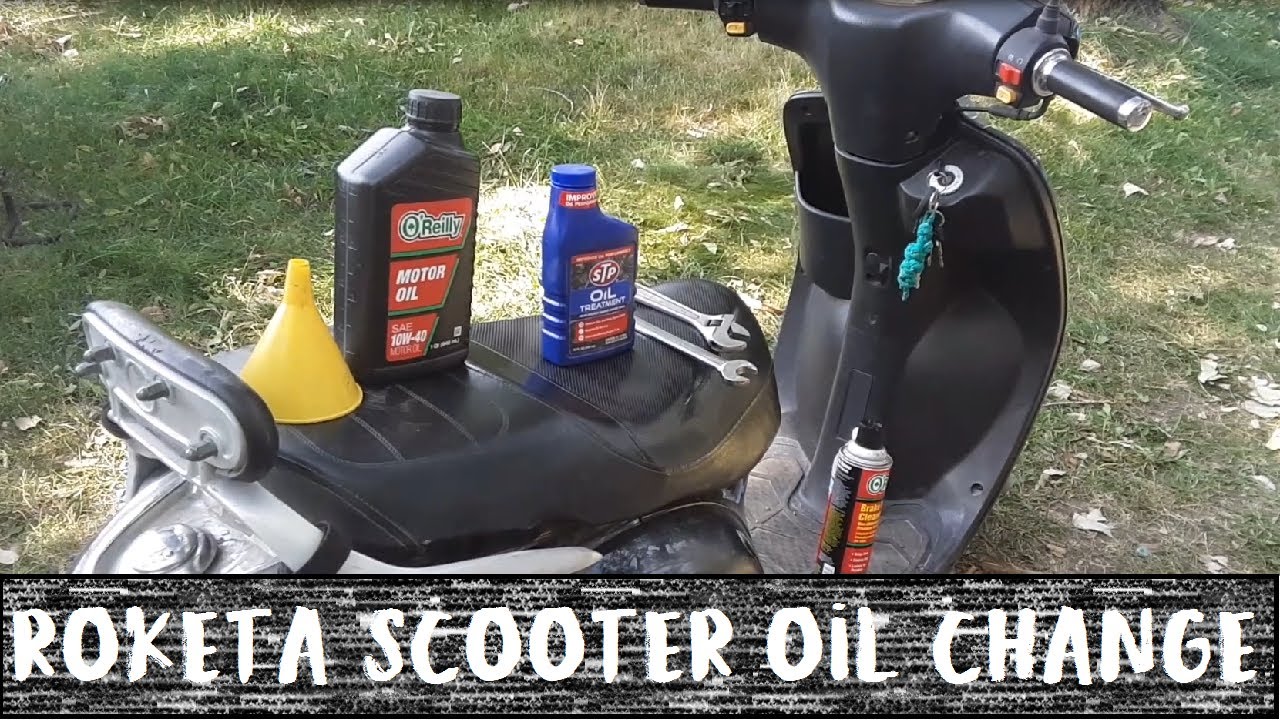 OIL CHANGE HOW TO [ Roketa 150cc (Chinese) scooter]