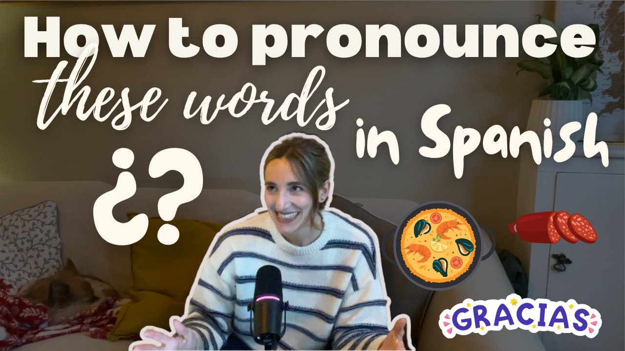 6 words English Speakers mispronounce in Spanish. Spanish for beginners.