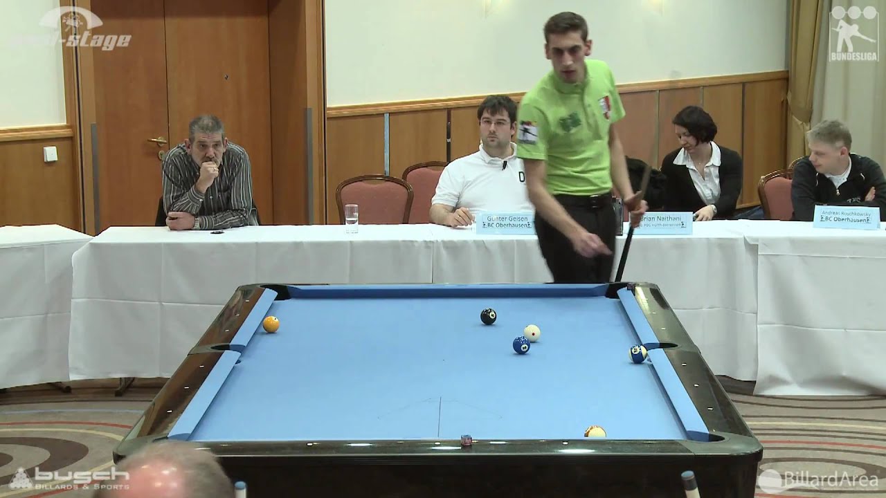 Billard Bundesliga, Geisen vs Naithani 8-Ball