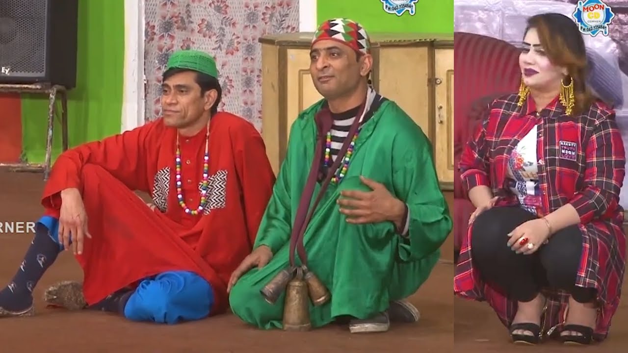 Amjad Rana with Naira Jaan and Goshi 2 | Comedy Clip | Stage Drama 2021 | Punjabi Stage Drama