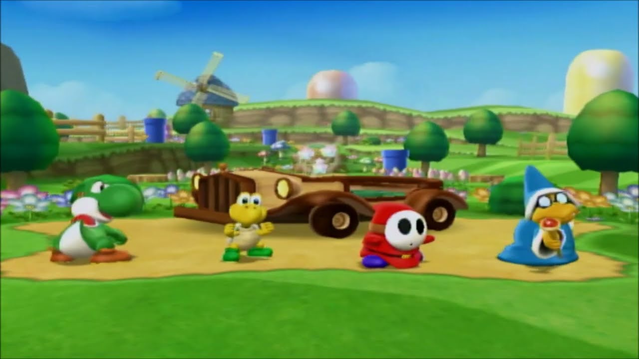 Mario Party 9: Toad Road - Yoshi vs Koopa vs Shy Guy vs Kamek