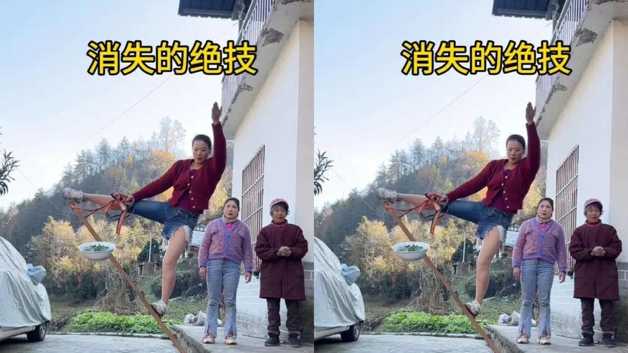The wonderful and unique performance of stunts that has disappeared for a long time reappeared
