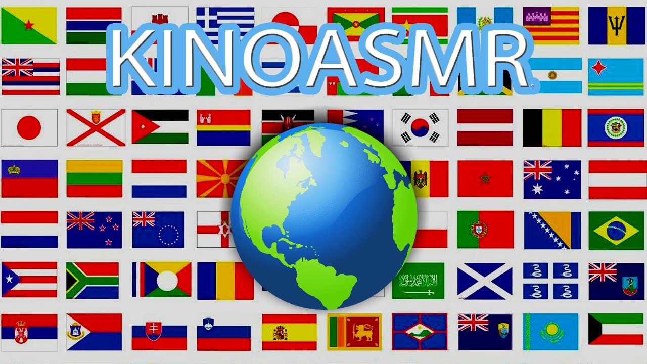 ASMR en Español 🏁 Todas las banderas del mundo 🌍❤️