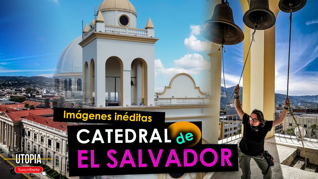 La Catedral de San Salvador en El Salvador 🇸🇻⛪✝️💜