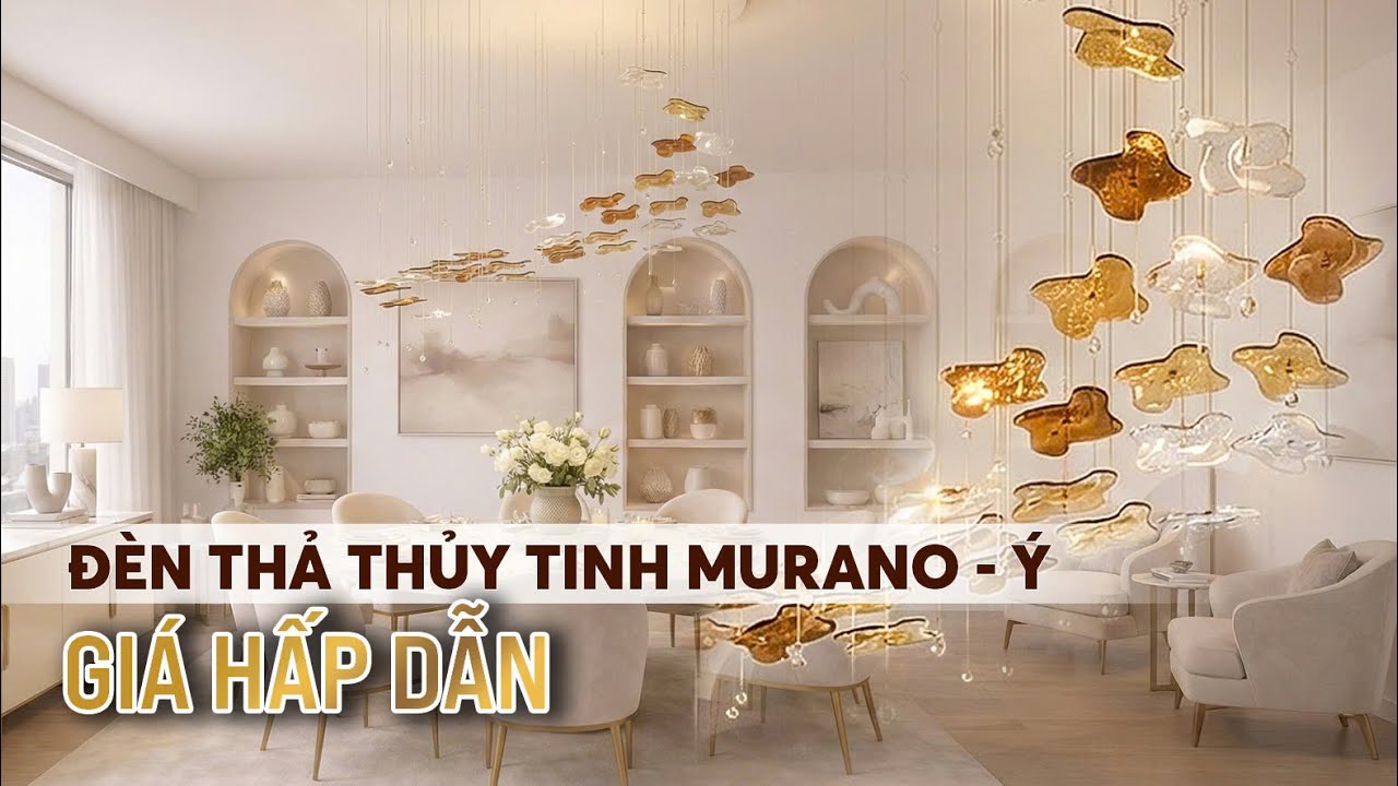 Làn Sóng Ánh Sáng Trong Không Gian Sống Với Đèn Thả Thiết Kế Onda | TD Lighting