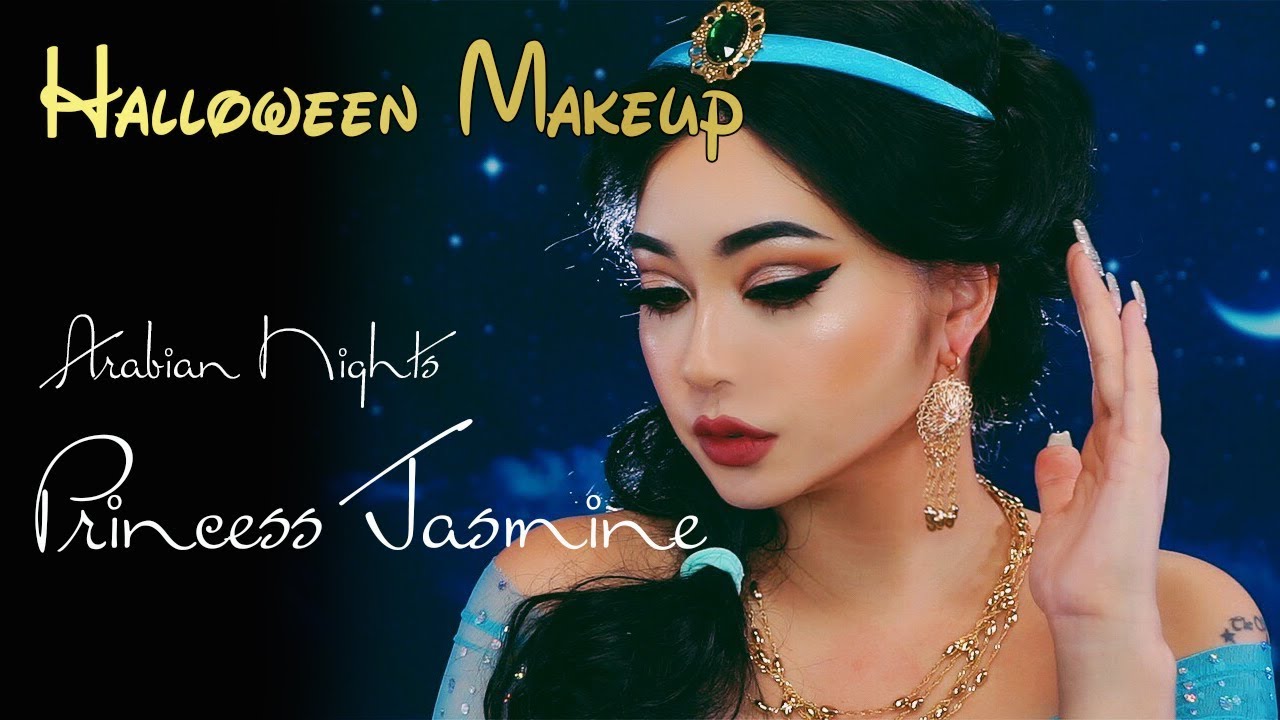 Princess Jasmine Makeup💙🏰ハロウィンメイク