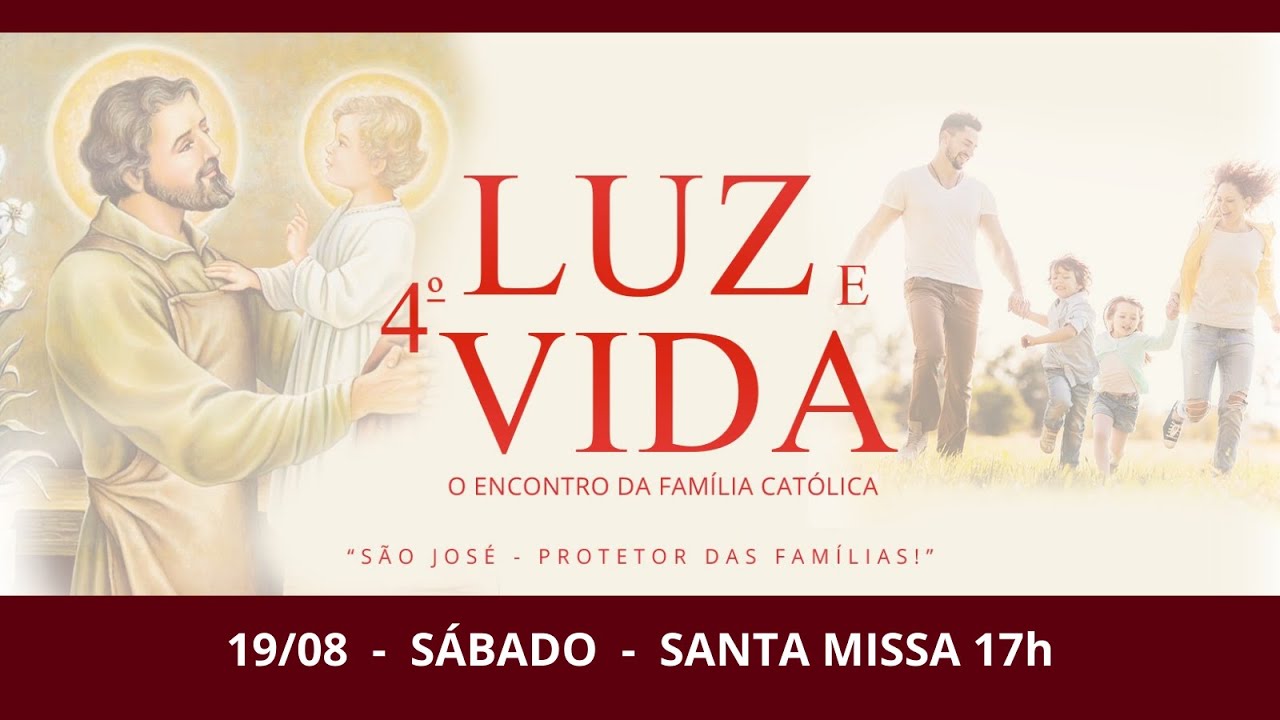 SÁBADO (19/08)  -  SANTA MISSA 17h  -  Padre Chrystian Shankar