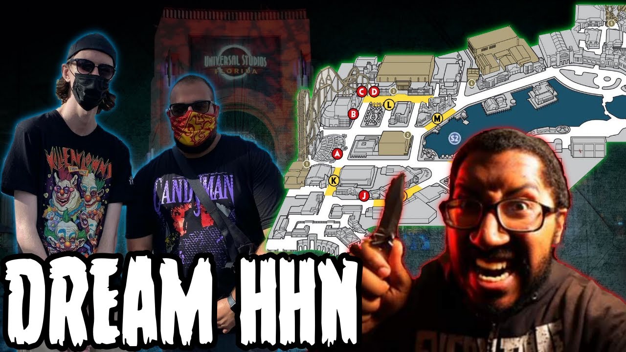 Our Dream Halloween Horror Nights Event Decided by Zombie Chris | Custom HHN Speculation Maps 2021