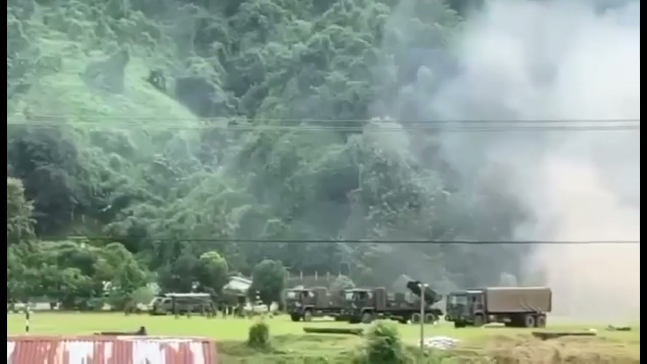 The illegal coup army in the northern Shan State of Myanmar attacked with long-range drones.