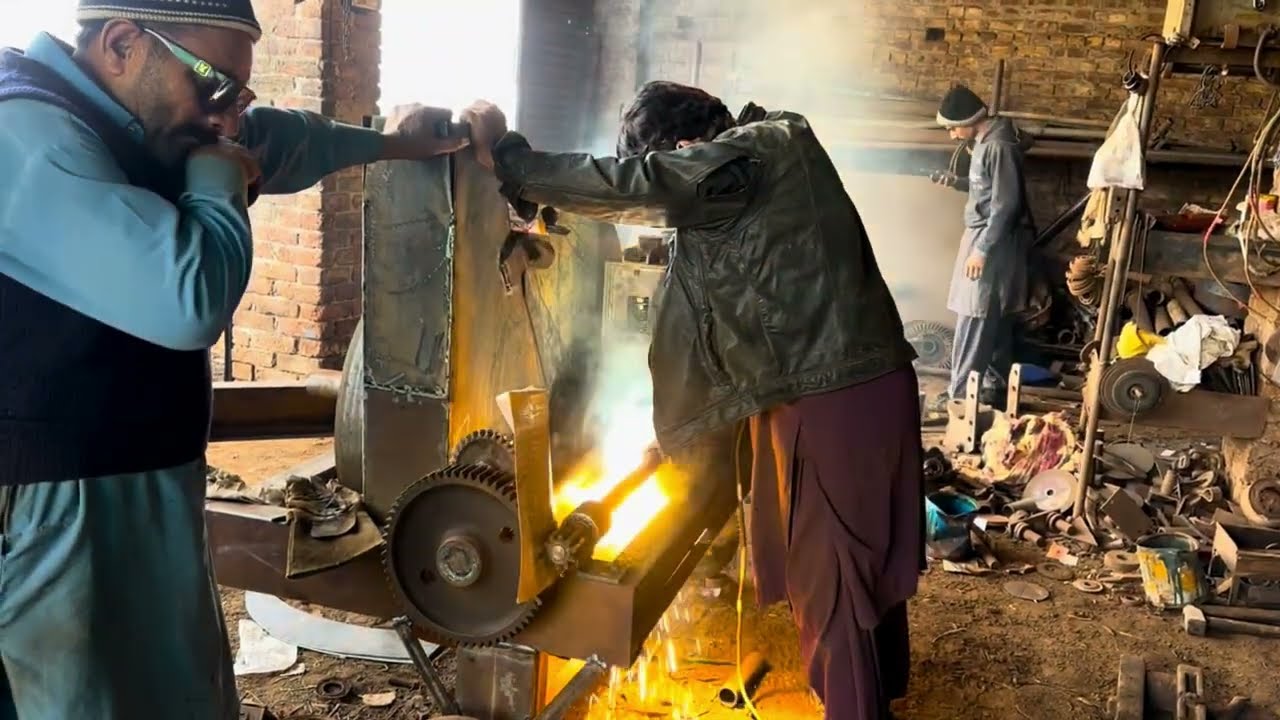 Wonderful Process Of Manufacturing Double Wheel Fodder Cutting Machine For Dairy Farm Use Episode 6