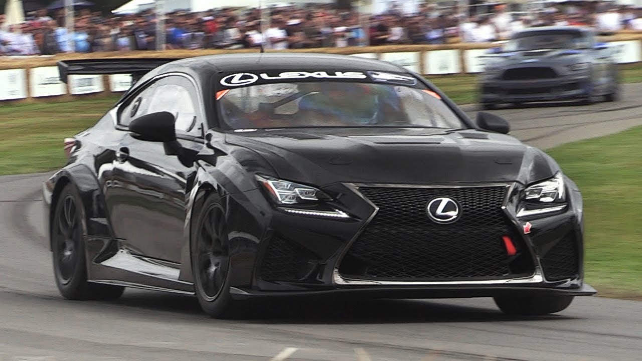 Lexus RC-F GT Concept LOUD V8 Sound at Goodwood FoS 2017!