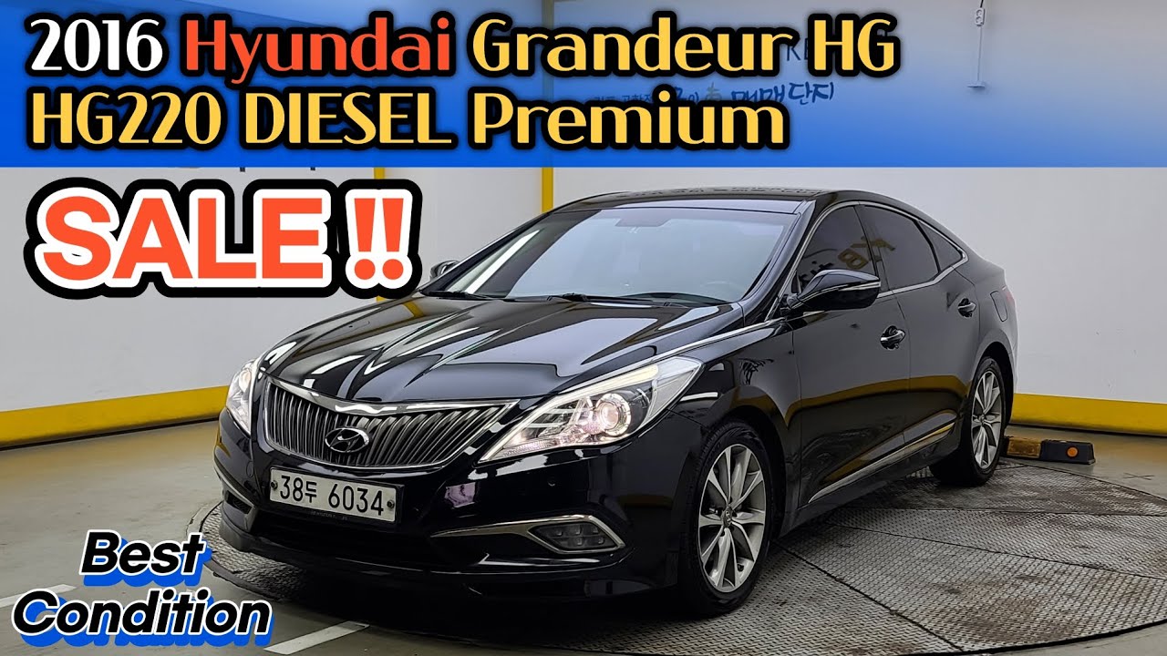 💥 Продажа!! 2016 Hyundai Grandeur HG HG220 DIESEL Premium