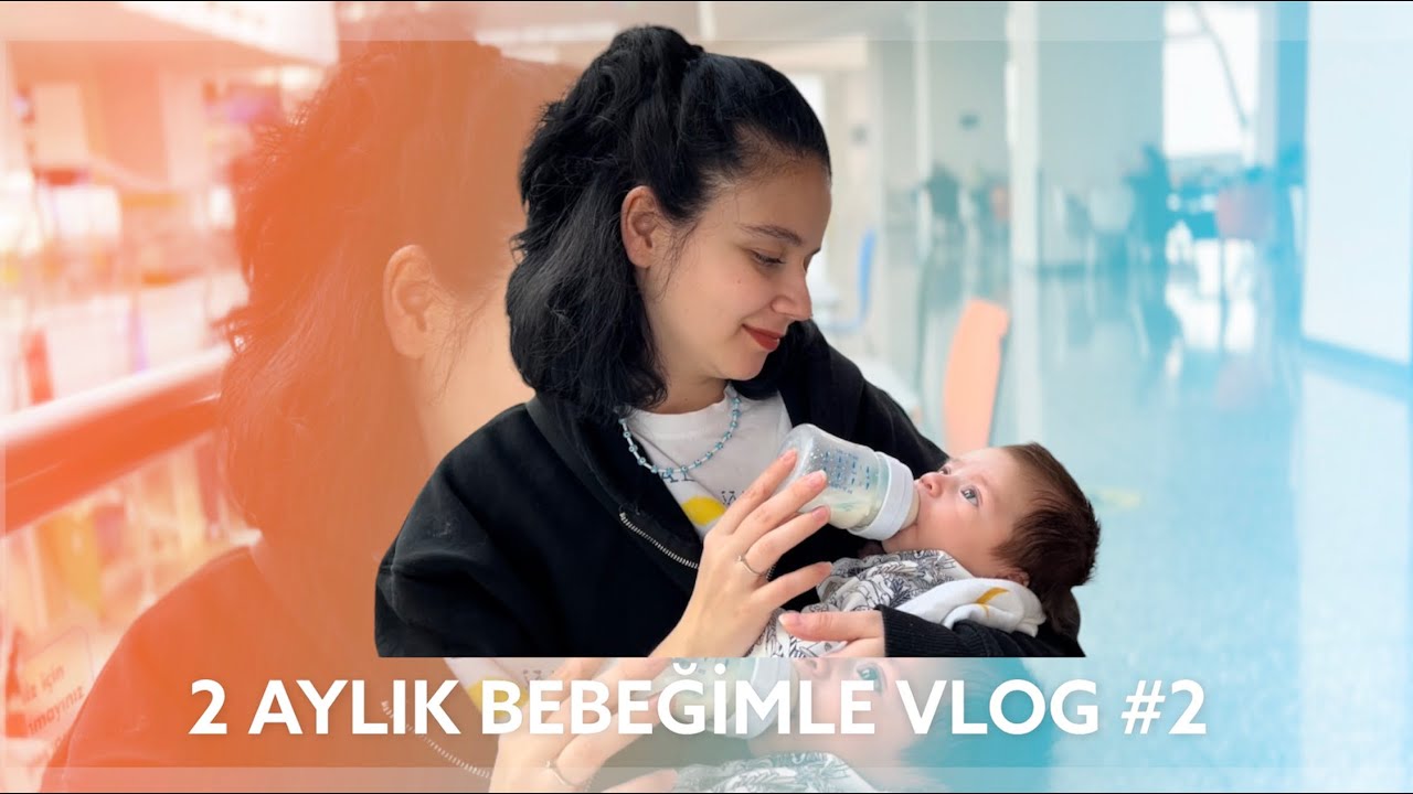 2 (İKİ) AYLIK BEBEĞİMLE VLOG #2 Dışarı çıktık 👩‍👦❤️