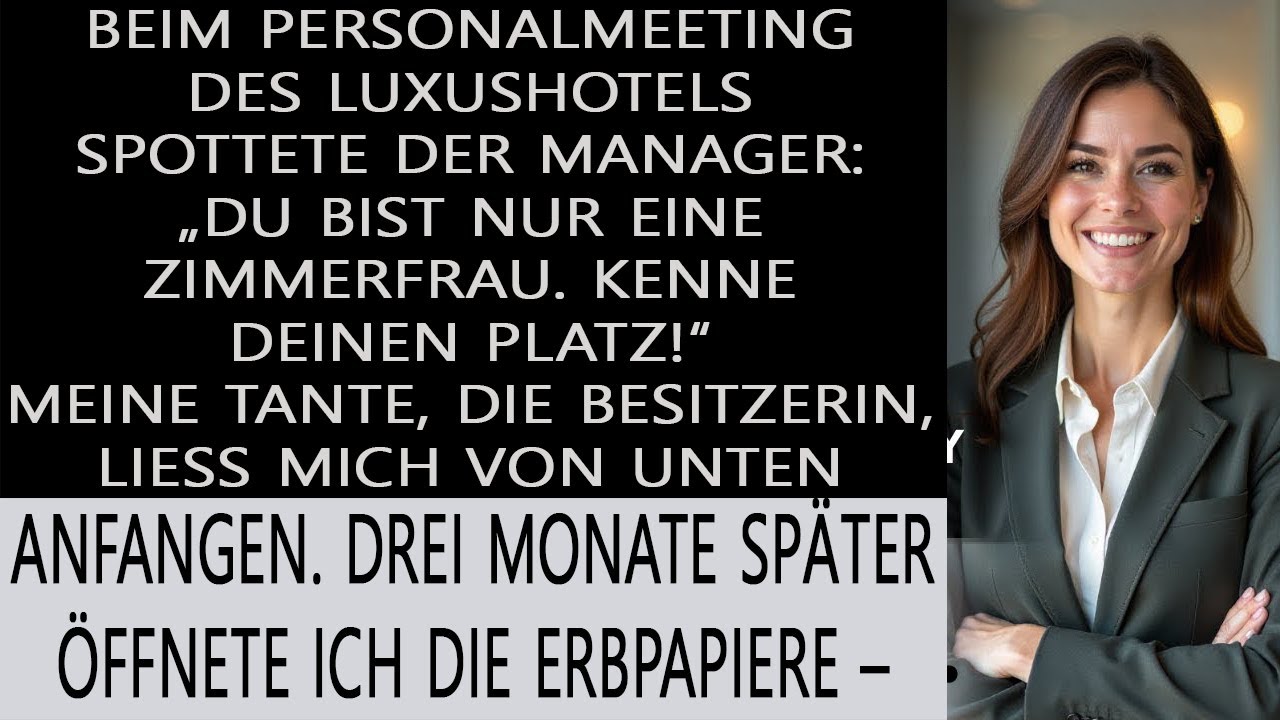 Hotelpersonal spottete &uuml;ber meinen Job &ndash; bis sie erkannten, dass ich das 5-Sterne-Haus besitze
