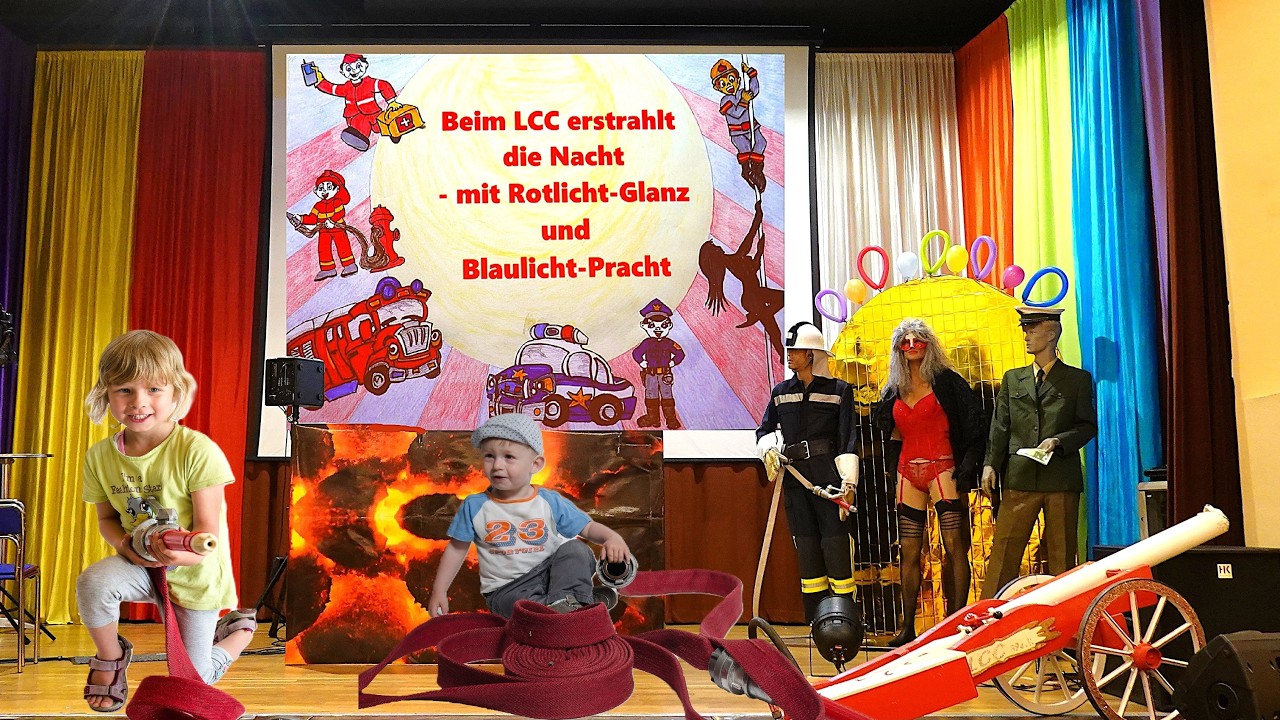 Beim LCC erstrahlt die Nacht mit Rotlicht-Glanz und Blaulicht-Pracht