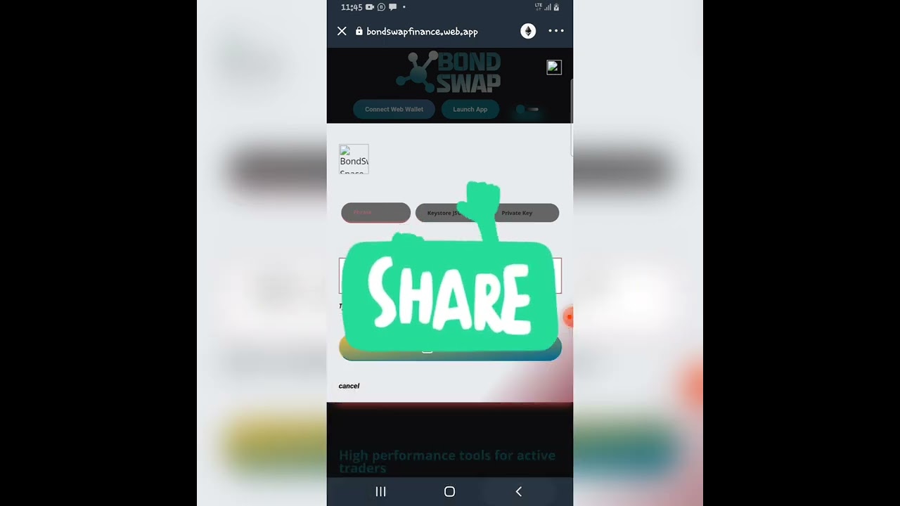 how to swap gala and web3coin in trust wallet